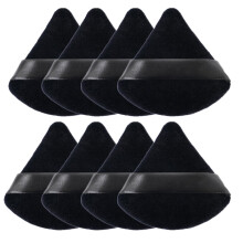 ZHIYE 8pcs Triangle Powder Puffs, Reusable