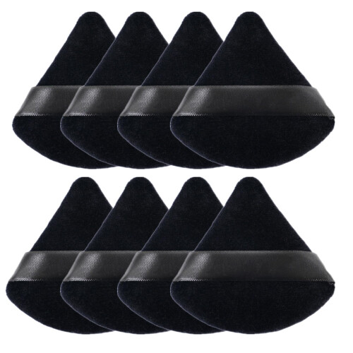 ZHIYE 8pcs Triangle Powder Puffs, Reusable