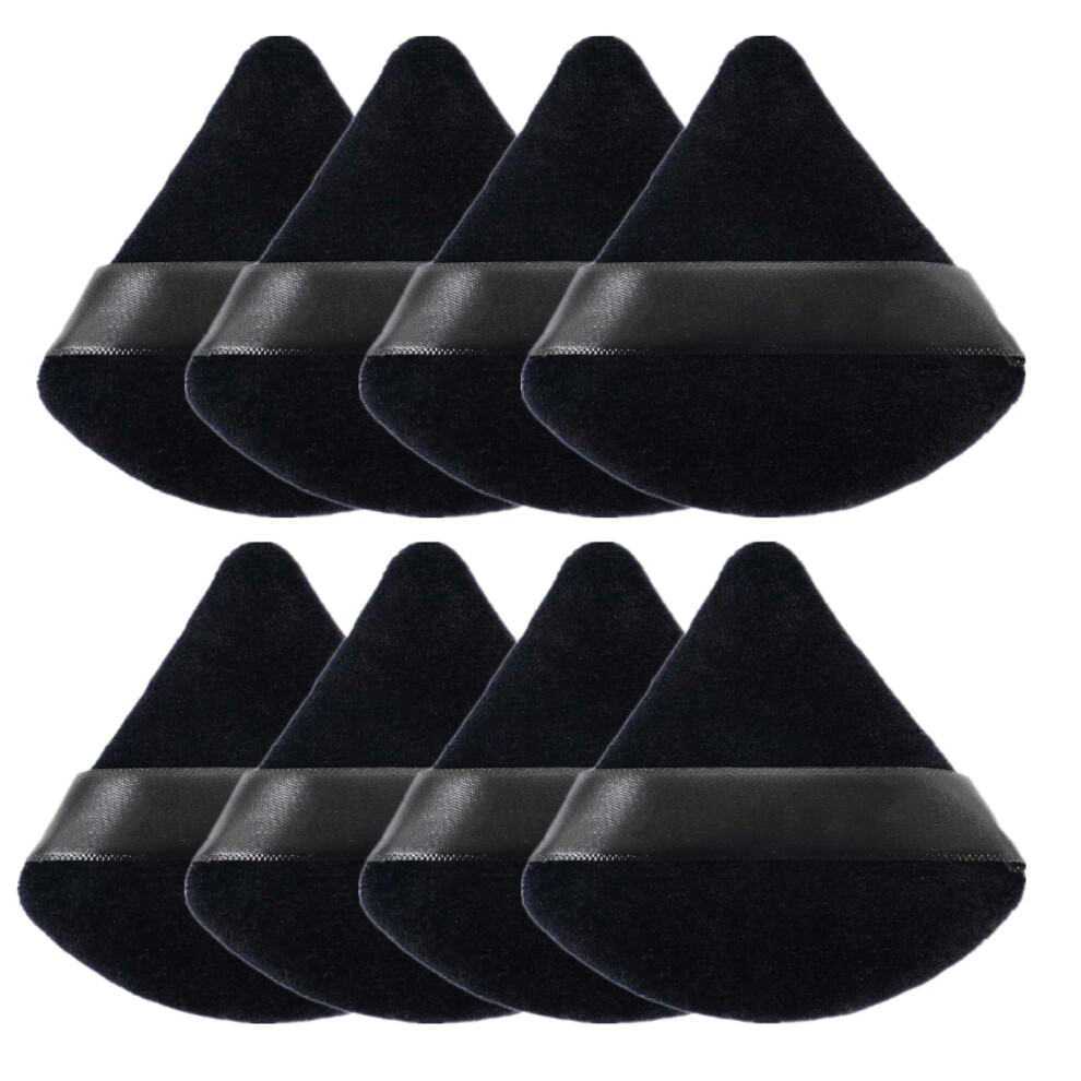 Zhiye 8Pcs Triangle Powder Puffs, Reusable