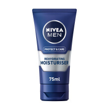NIVEA MEN Protect & Care - Rehydrating Moisturiser - Mens Face Cream - Enriched With Aloe Vera & Pro-Vitamin B5 - Soothing & Regenerating