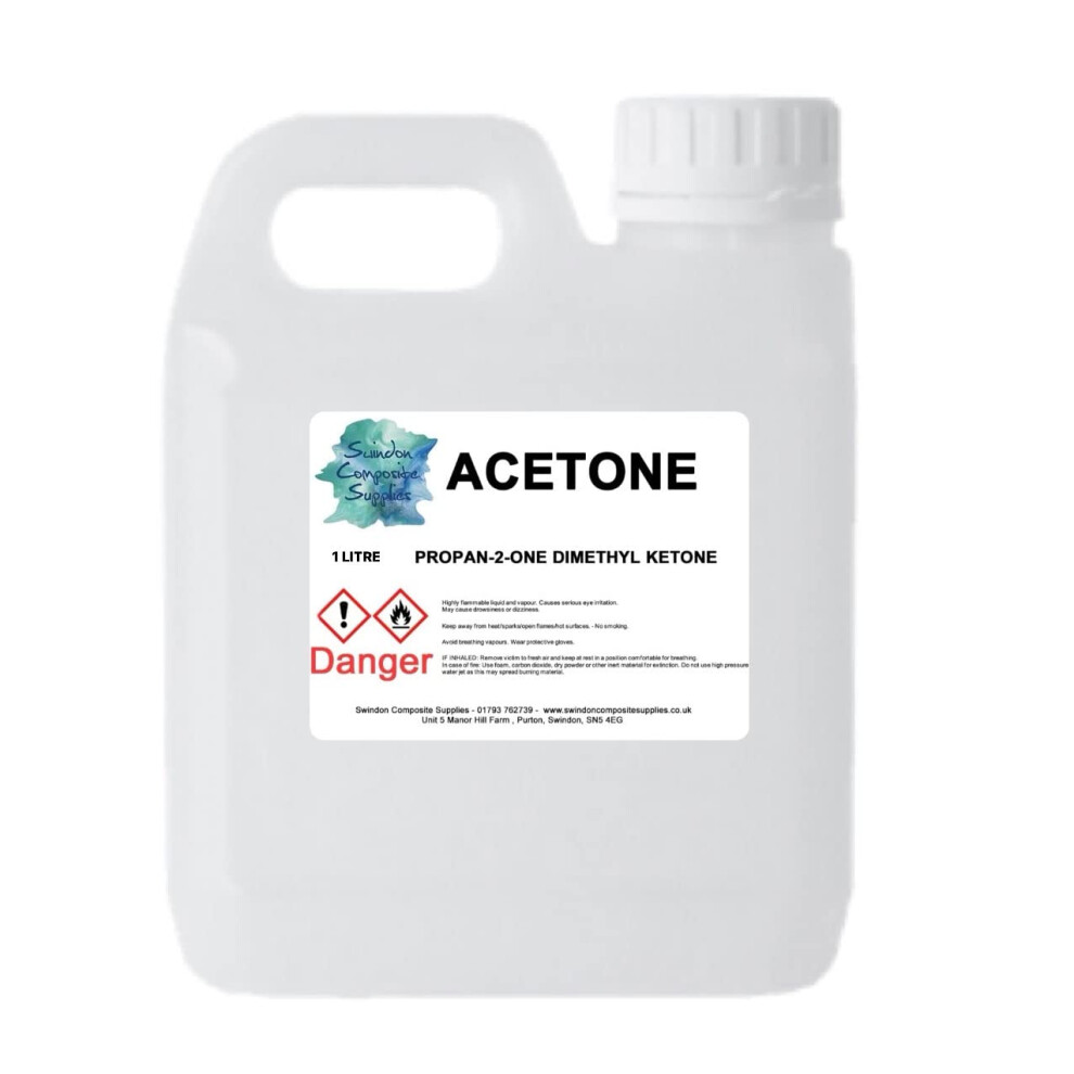 Swindon Watersports Acetone - Nail Varnish Remover- Solvent
