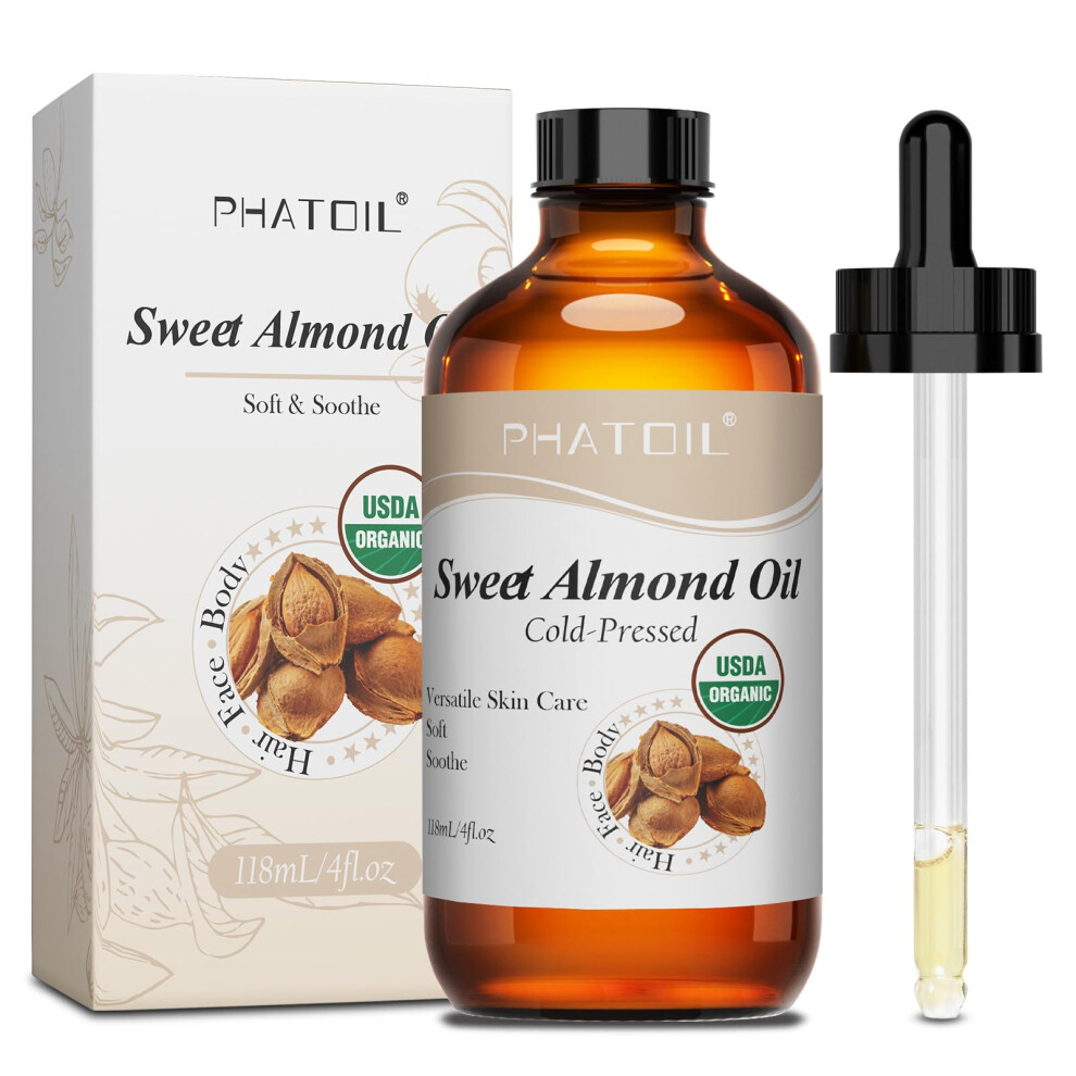 Phatoil Organic Sweet Almond Oil 118Ml Â