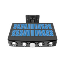 Luci Solari per Esterni con Sensore di Movimento Luci Solari con 4 Perline LED, IP65 Impermeabili per Giardino, Veranda, Cortile B