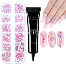 Makartt Nail Rhinestone Glue Gel Kit,