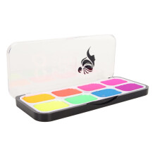 Glow 8-Farben-Wasser-Gesichtsbemalung-Set, Schnelltrocknend, Bright & Cremig