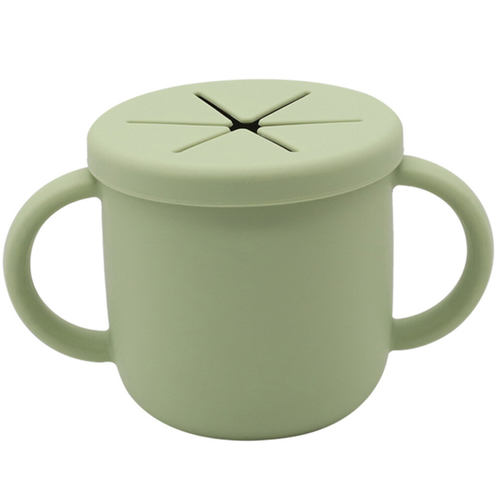 (Olive ) Bpa-Free Silicone Snack Box For Kids Green Dachuang Beauty
