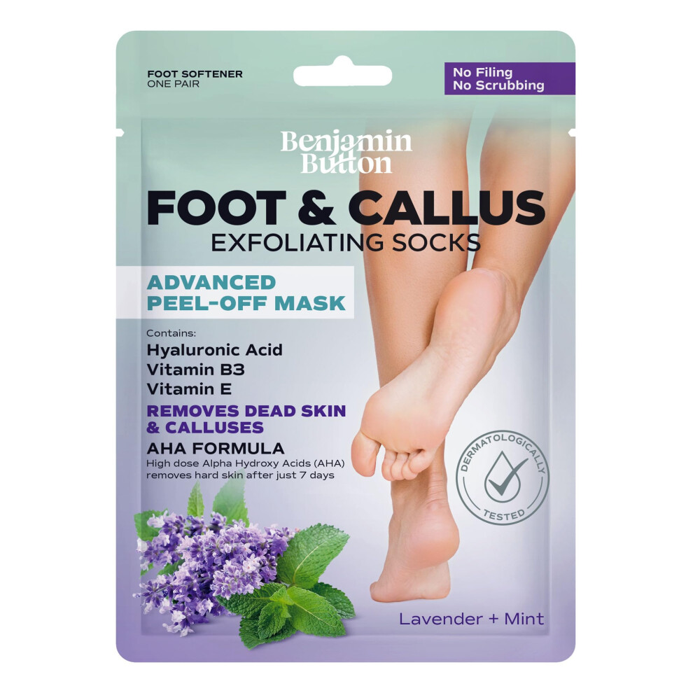 Benjamin Button Lavender Luxury Foot Peel Mask