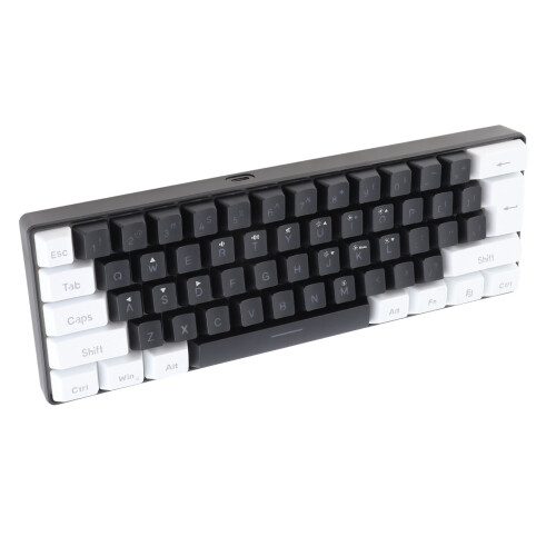RGB Mechanical Gaming Keyboard 61 Keys Wired Backlit Compact Office Keyboard