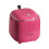 (Rose Red) Dual Layer ABS Trash Can w/ Flip Lid 5
