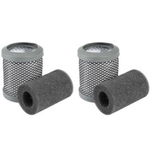 2X Filtr i GąBka do Odkurzacza T116 Filtr Wydechowy Post Motor H-Free 100 Series Pył Filtracyjny w Celu Zmniejszenia Kurzu 2