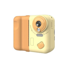 Kids Instant Print Camera 1080P HD Digital Camera with 2.4 Inch IPS Screen 10X Optical Zoom Includes 32GB TF Card Yellow
