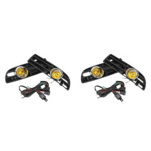 2X Geel Licht Mistlampen voor Mistlamprooster met Schakelharnas voor Bora MK4 1998-2004