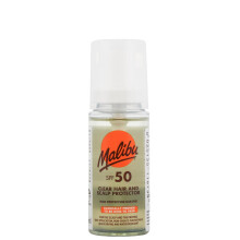 Malibu Sun Clear Hair and Scalp Protector Spray, SPF 50, Non-Greasy, Quick Drying, 50ml