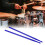 2PCS Nylon Drumsticks for Percussion, Purple, Portable, Replacement 1