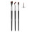 TEOYALL Angled Eyeliner Brushes Set, 3 1