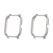 2X Kompatibel mit  Huami  GTS GehäUse  Uhr Schutz GehäUse Uhr Schutz Abdeckung -Silber