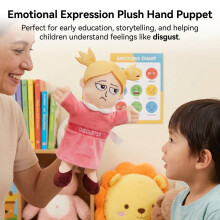 (Disgusted Puppet) Emotional Plush Puppet Toy for Kids (50)