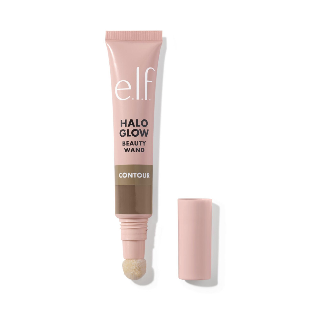 E.l.f. Light Halo Glow Contour Beauty Wand, Liquid Contour Wand For A Naturally Sculpted Look, Buildable Formula, Vegan & Cruelty-Free, Fair