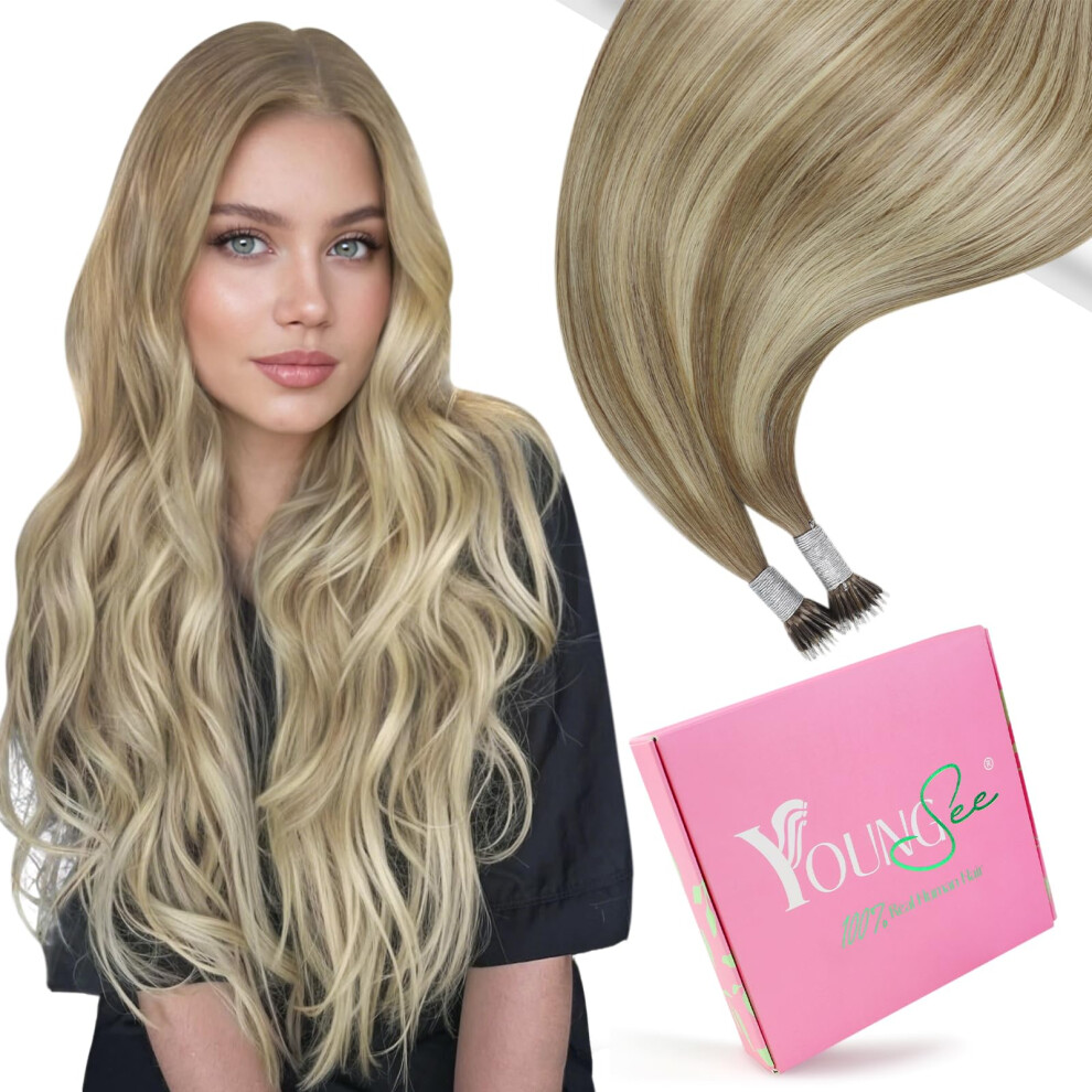 Youngsee Unisex Brown Nano Beads Hair Extensions