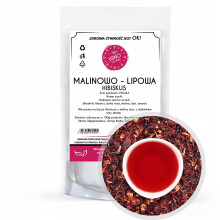 Hibiskus-Himbeer-Lindenblüten-Tee – 50 g Hibiskusblüten-Aromamischung