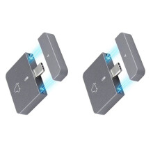 2X M.2 NVMe 2230 SSD Enclosure USB C Adapter 10Gbps USB3.2 Gen2 External Case Box for M2 2230 NVMe SN740/SN530 520 A