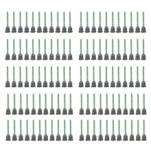 100Pièces Buse de Mélange D'Adhésif Époxy Buse de Mélange Statique MB5-16 Tube de Mélange (Rapport 1:1) pour Mélangeur de Colle AB