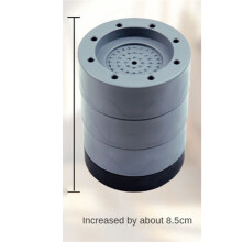 8-Teilige Waschmaschinen-HöHenerhöHungspolster Anti-Pads Silent Skid Raiser Mat Waschmaschinentrockner-StüTzstäNder 8,5 cm