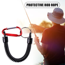 Retractable Boat Engine Safety Lanyard with Snap Hook