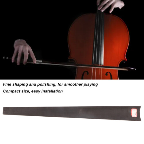 4/4 Cello Ebony Fingerboard Replacement | String Instrument Accessory 2