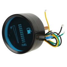 Motorradtankanzeige 52 mm 12V LED grüne Anzeige universell