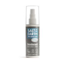 Salt of the Earth – Refillable Natural Deodorant Spray – 100% Natural Origin Ingredients - Vegan, Long Lasting Protection – Suitable For Women