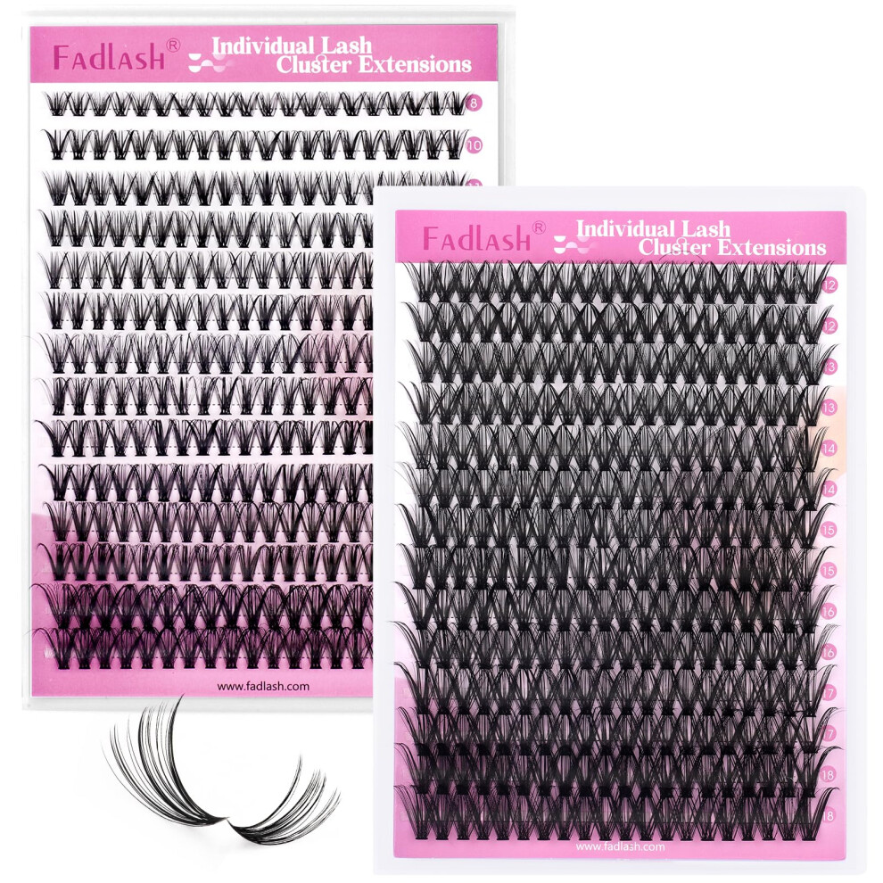 Fadlash 520Pcs Diy Lash Extension Kit