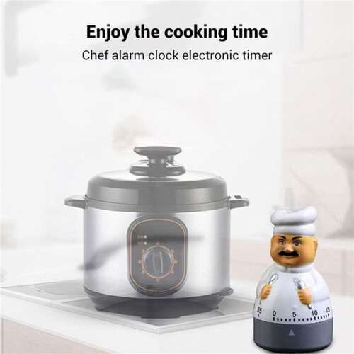 2X Egg Timer Short-Term Alarm Clock, 60 Minutes Kitchen Timer Cooking Baking Mechanical Countdown Timer Cooking Timer 1