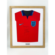 (Oak) DIY Football Shirt Frame: Modern Display Case with Plaque
