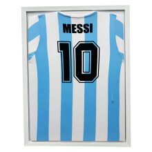 (White) DIY Football Shirt Frame: Ready-Made, Easy Insert (32x22")