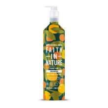 Faith In Nature Natural Aluminium Bottle Shampoo - Vegan & Cruelty Free, No SLS or Parabens - 16.9 fl oz, Grapefruit & Orange