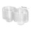 (Single-part transparent packaging box) Cupcake Box - Hygienic Single Storage Gift 1