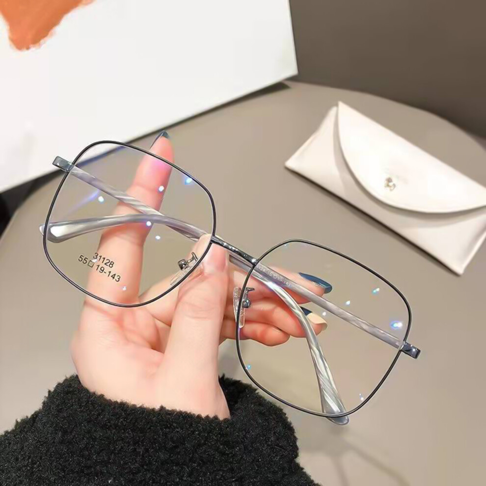 Dachuang Beauty Black/Silver/Gray ( Starlight Ã50 Degrees Myopiaã) Blue Light Blocking Glasses For Women