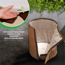 2X Thermal Pot Protector for Plants, Flower Pot Protection, Winter Protection, Cold Protection, 50 X 45cm