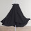 (Black) Ballet Skirt with Adjustable Waist for Dance 2