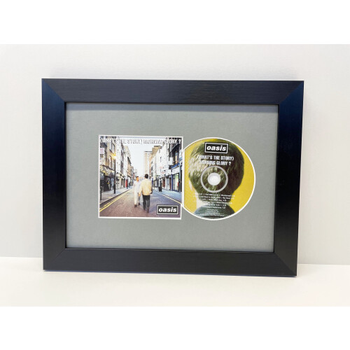 (Grey, Black) CD Album Cover Frame: Modern Merged Design