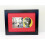 (Red, Black) CD Album Cover Frame: Modern Merged Design 1
