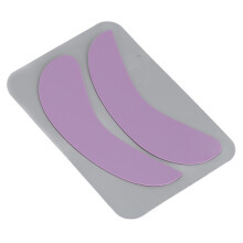 10 Pairs Reusable Silicone Eyelash Extension Under Eye Pads, Half Moon Purple