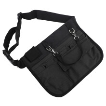 Mehrere Fächer Pflegepersonal Bauchtasche Oxford-Gewebe Schwarz Hüfttasche 184g