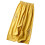 (Yellow, M) Linen Blend Wide Leg Pants for Work & Commuting 3