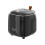 (Black) Dual Layer ABS Trash Can w/ Flip Lid 5