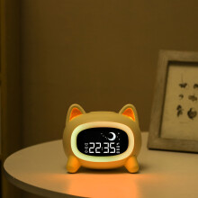 Cute Alarm Clock for Rooms Featuring White Noise Lullabies And Colorful Night Lights