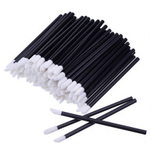 ZHIYE Lip Brushes, 300Pcs Black Lip
