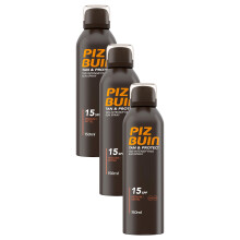 Piz Buin Tan and Protect Intensifying Sun Spray SPF 15, 150ml (Pack of 3)