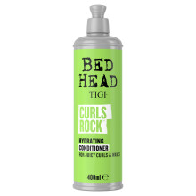 Bed Head by TIGI Curls Rock Hydrating Conditioner, Deep Moisturising Hair Care for Curly & Wavy Hair, Control Frizz, Defines Curls & Adds Shine, 400ml